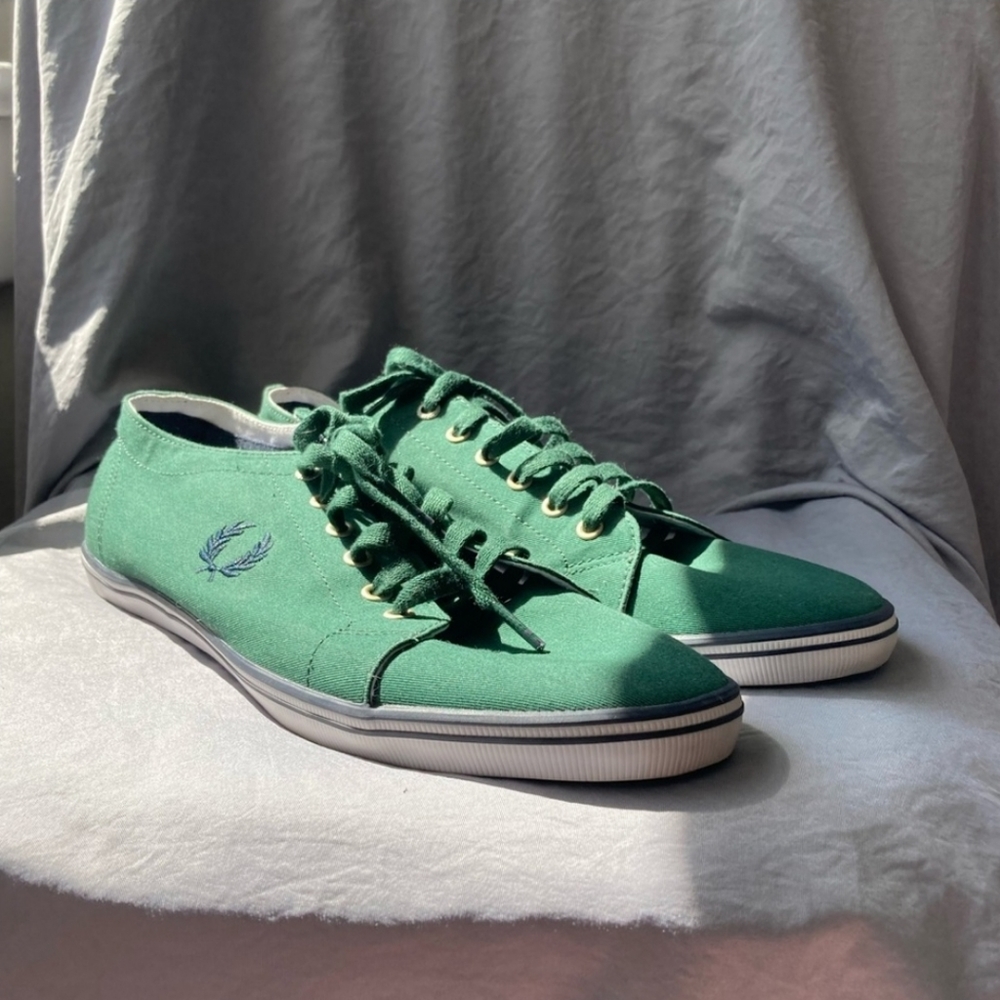 Fred Perry Kingston Twill Canvas Shoes Mens 12